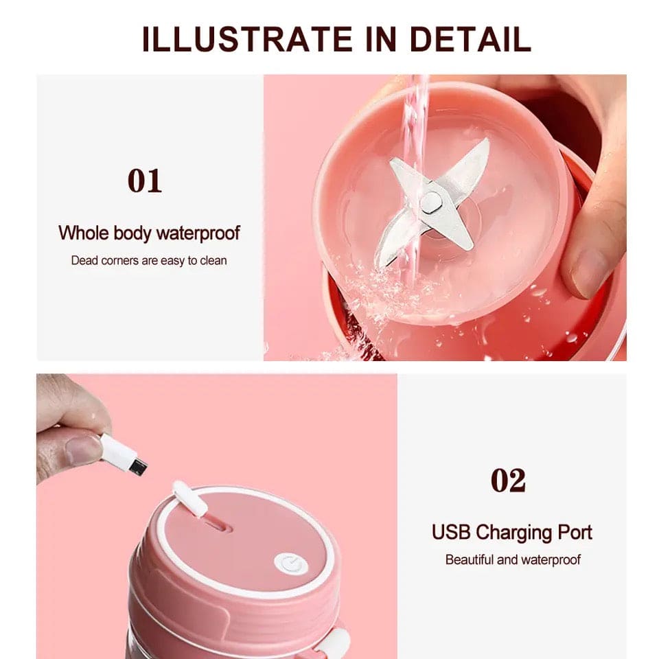 Mini Smoothie Blender, Handheld Smoothie Blender, Portable Electric Fruit Juicer, Mini Fruit Mixer Cup, Portable Cordless Fruit Juicer, Mini USB Blender, Home Cup Blender Mini Smoothie Blender, Handheld Smoothie Blender, Portable Electric Fruit Juicer, Mini Fruit Mixer Cup, Portable Cordless Fruit Juicer, Mini USB Blender, Home Cup Blender